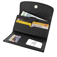 Комплект из кожи питона кошелек и обложка для паспорта KMP-450BR31