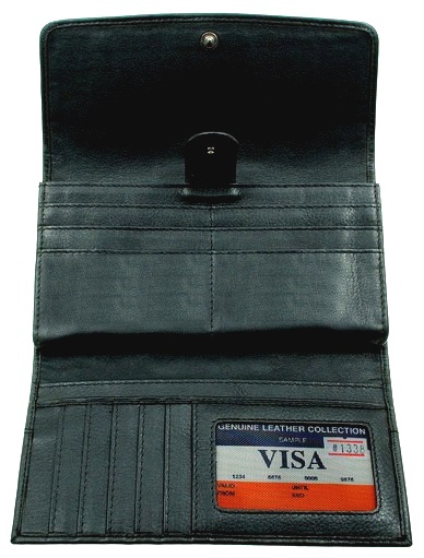 Кошелек из кожи морской змеи KZ-933W1 женский