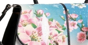 Сумка из кожи морского ската SS-935R25 женская