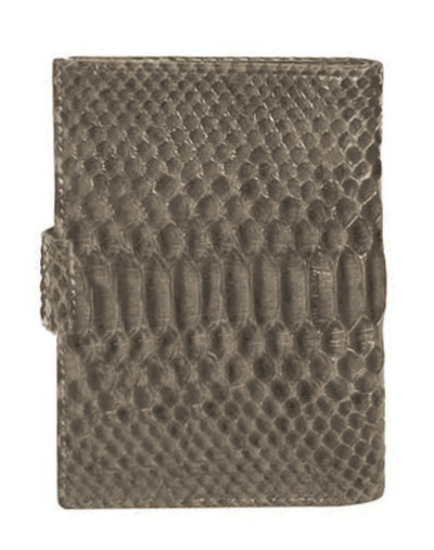 Портмоне из кожи питона PP-180BR51 с обложкой для паспорта и автодокументов